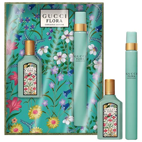 gucci mini flora gorgeous jasmine|Gucci Flora Gorgeous Jasmine Gift Set, 50 ml EDP Spray + 10 .